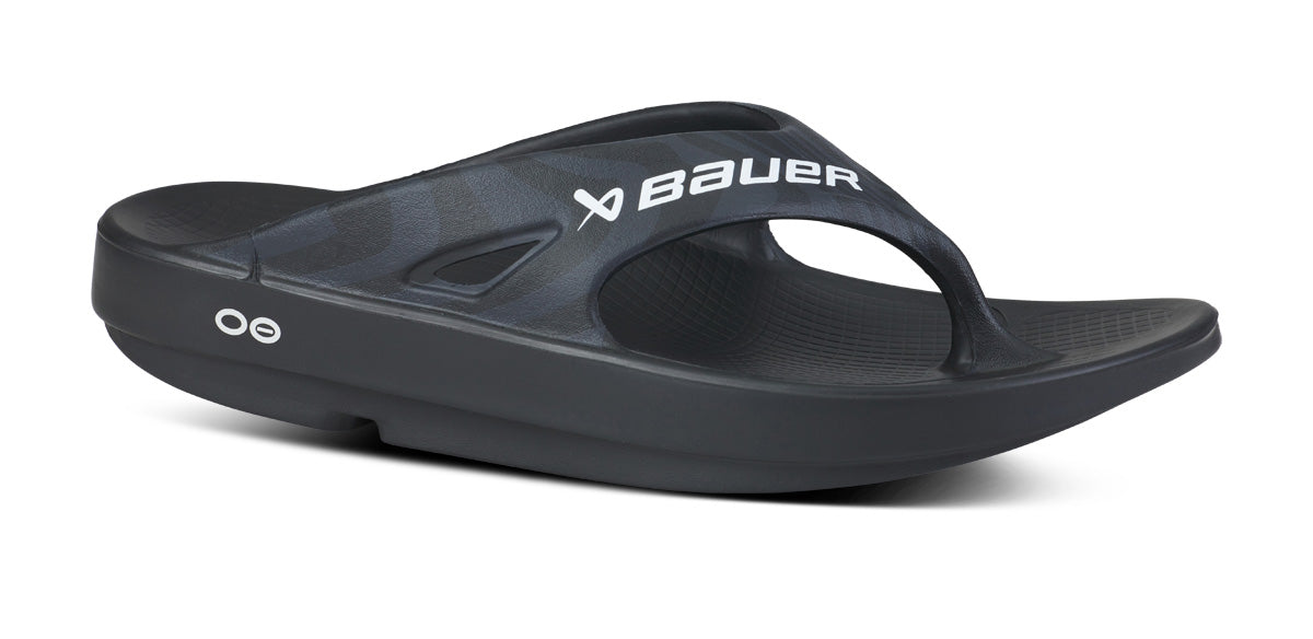 BAUER\/OOFOS Women's OOriginal Sport Sandal – Black Asphalt
