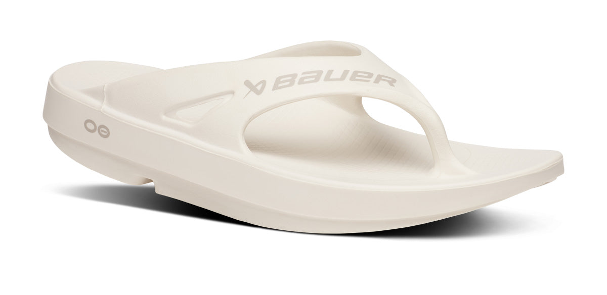BAUER\/OOFOS Men's OOriginal Sport Sandal – Chalk